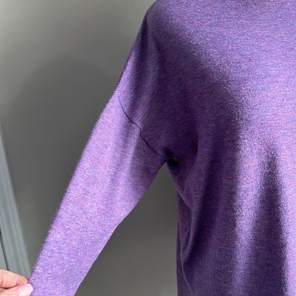 Kerisma Women’s Wool Blend Oversized Long Sleeve Purple sweater Size S/M - Picture 6 of 10
